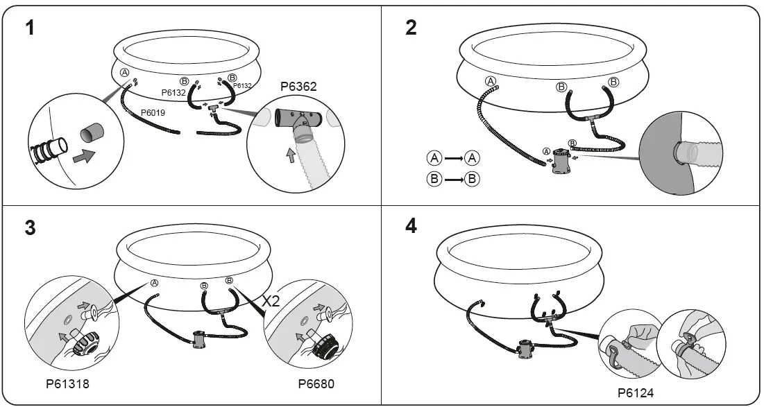Bestway 58381 Flowclear Filter Pump FIG 4