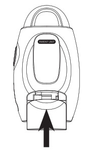 Parent unit battery installation 3