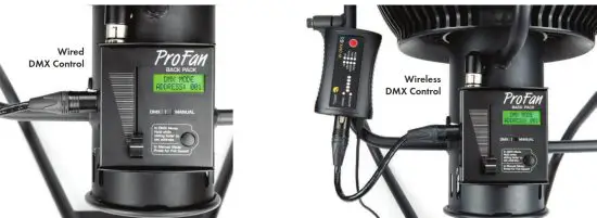 WLDSFXPROFAN Professional Variable Speed Fan - DMX