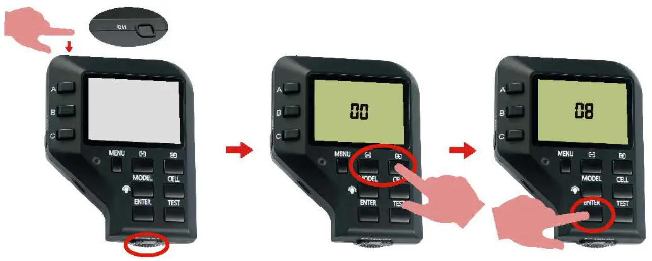 Cononmark AE TTL Trigger Remote Controller - password settings