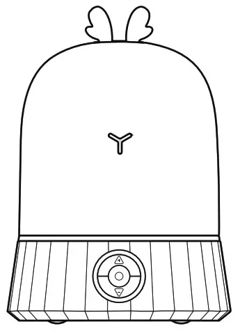 Qiwan QW D16 Elk Music Projection Lamp - cover