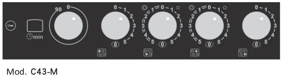 VIVOHOME VH812 Ceramic Hob User Manual - Control Panel