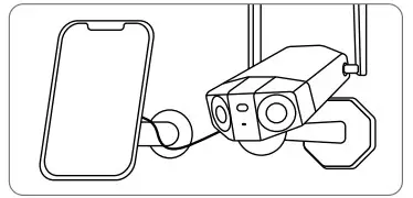 Reolink Duo 2K 4MP Twin Lenses Camera - Charge the Camera 2