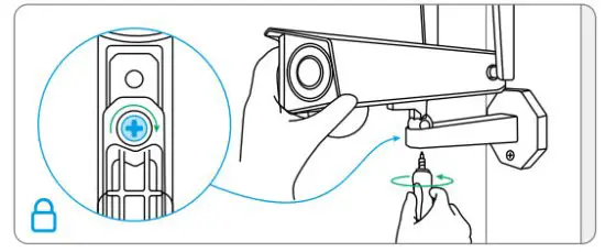 Reolink Duo 2K 4MP Twin Lenses Camera - Mount the Camera to the Wall 3