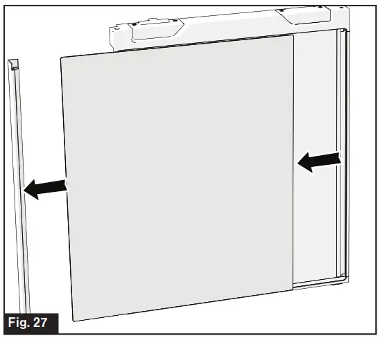 FURRION 12V Built-In Refrigerator - Door Panel 2