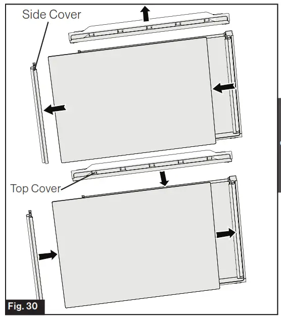 FURRION 12V Built-In Refrigerator - Side Cover