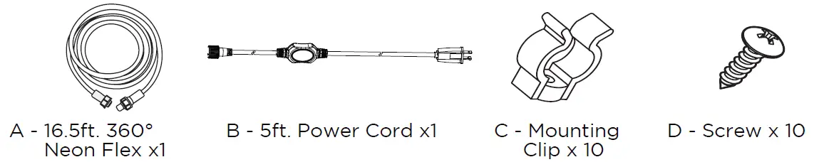 BRIGHTLUX -High-Voltage Neon Flex Rope Light fig 2