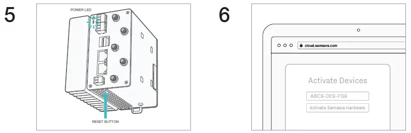 samsara IG41 Industrial Gateway Installation Fig3