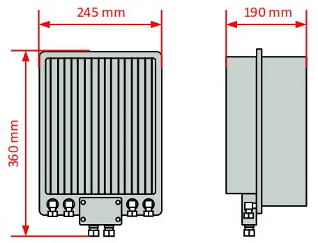 DAMM BS422 MultiTech Outdoor Base Station - Block diagram 2