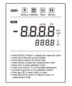 BANTE 820 Portable Dissolved Oxygen Meter FIG 4