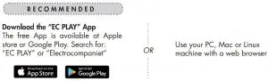 FIG 4 Download the “EC PLAY” App
