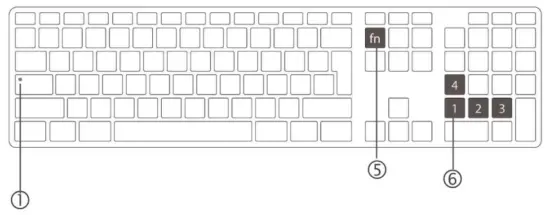 LMP WKB 1243 Wireless Bluetooth Keyboard - Overview