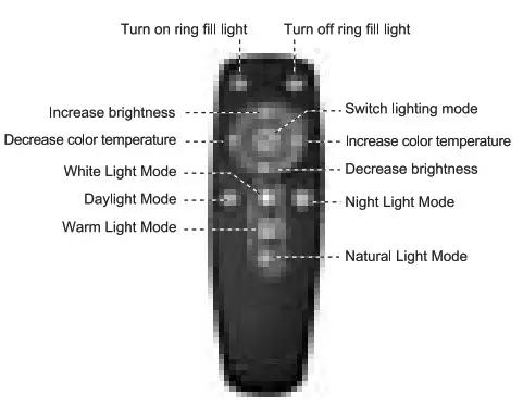 HUMBOLDT F-535 Ring Fill Light - remote control