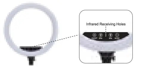 HUMBOLDT F-535 Ring Fill Light - tuch control