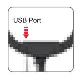 HUMBOLDT F-535 Ring Fill Light - usb port