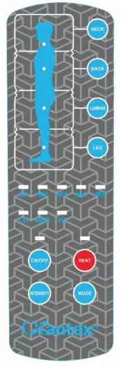 COSTWAY EP24916US Massage Cushion - Parts identification