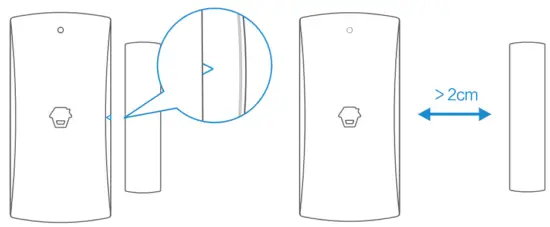 CHUANGO DWC 102 Window Contact - Connect the Door