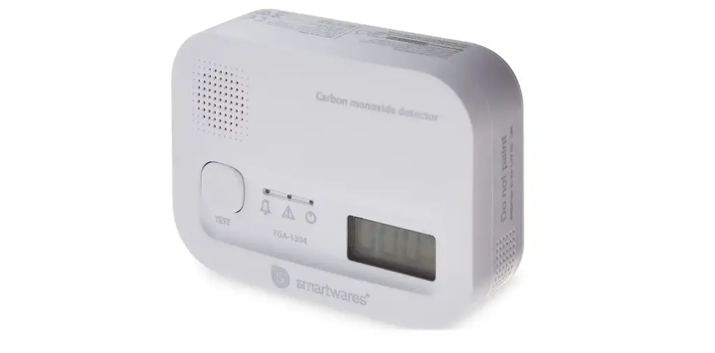 Smartwares Fga-1304 Carbon Monoxide Detector Instruction Manual
