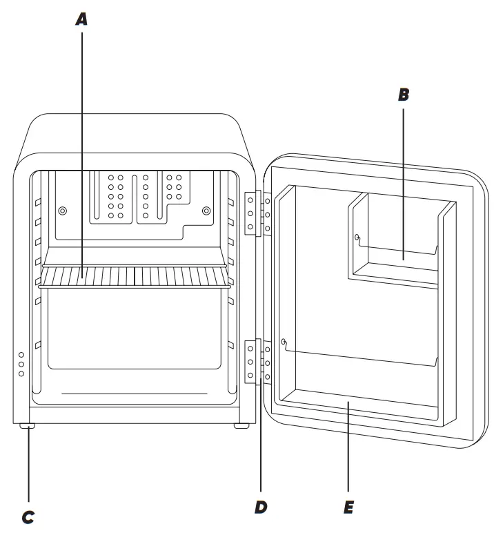 mellerware ES9970010L Freezy Electric Mini Refrigerator-fig1