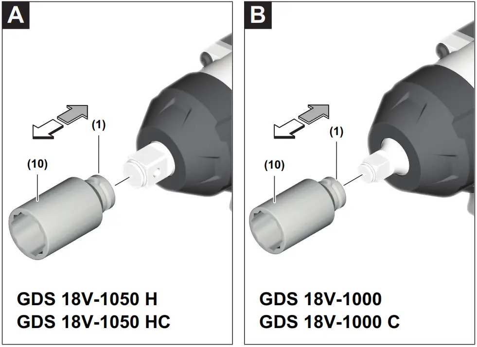 BOSCH GDS 18V 1000 C Professional 18V 5.0Ah Li Ion ProCORE Brushless Cordless Impact Wrench - Fig 2