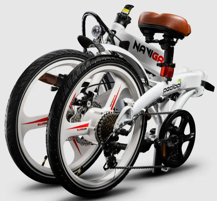 pedibal PCF46EBWHT Navigata Cite Folding Bike