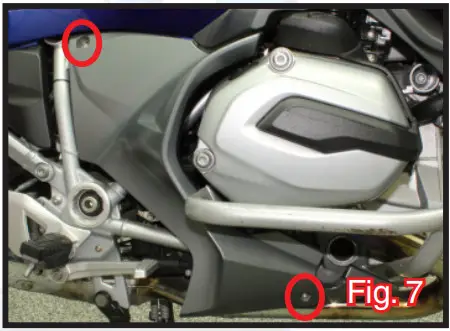 clearwater LIGHTS BMW R1250RTW Krista LED Light Kit - figure 12