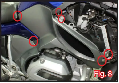 clearwater LIGHTS BMW R1250RTW Krista LED Light Kit - figure 13