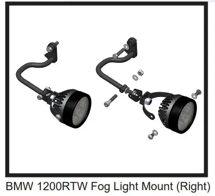 clearwater LIGHTS BMW R1250RTW Krista LED Light Kit - figure 3