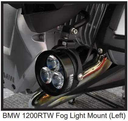 clearwater LIGHTS BMW R1250RTW Krista LED Light Kit - figure 4