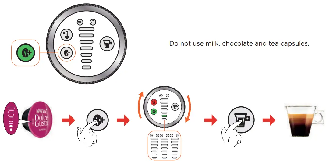 NESCAFE EC885M Dolce Gusto Mini Me Coffee Capsule - ESPRESSO BOOST