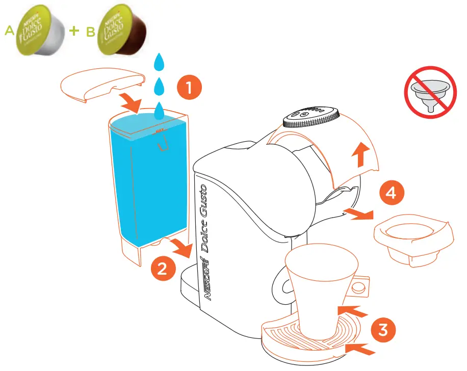 NESCAFE EC885M Dolce Gusto Mini Me Coffee Capsule - MSERVE YOU