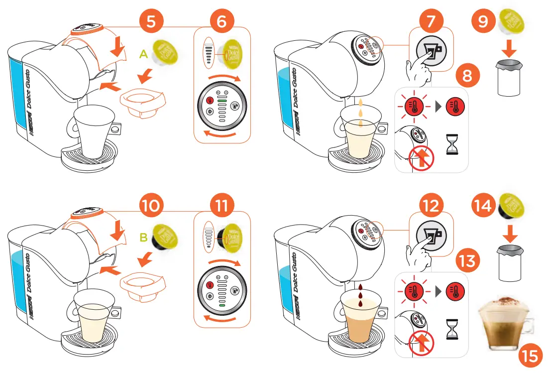 NESCAFE EC885M Dolce Gusto Mini Me Coffee Capsule - MY STEPS1