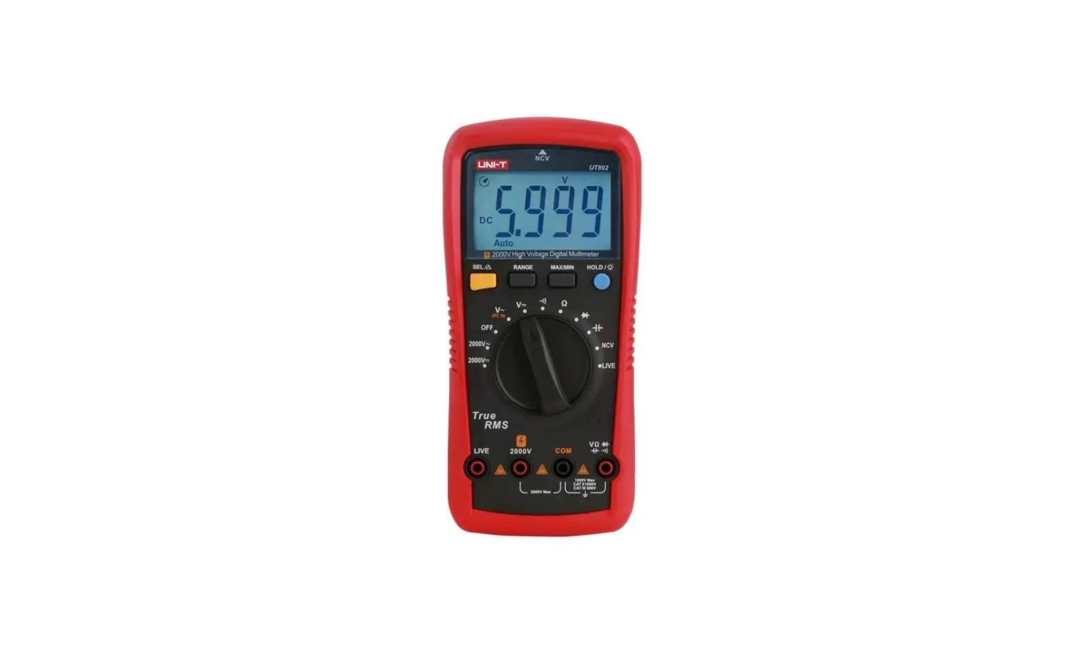 Uni-t Ut892 2000v High Voltage Digital Multimeter Instruction Manual