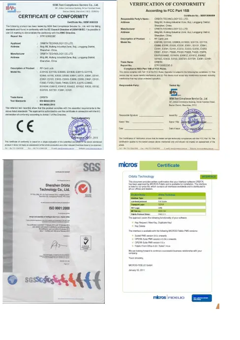 Orbita E3042SBT Bluetooth Hotel Lock-10