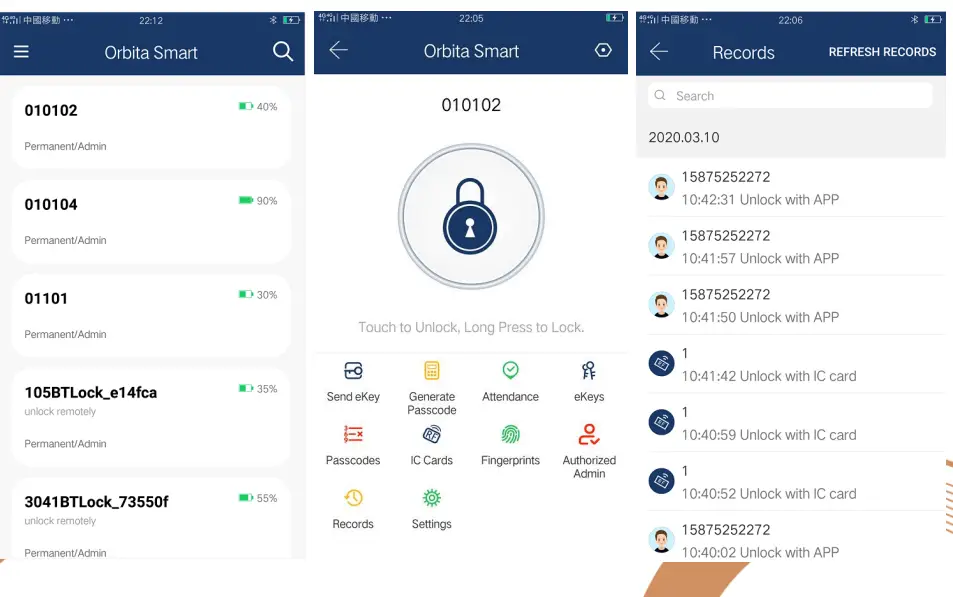 Orbita E3042SBT Bluetooth Hotel Lock-4