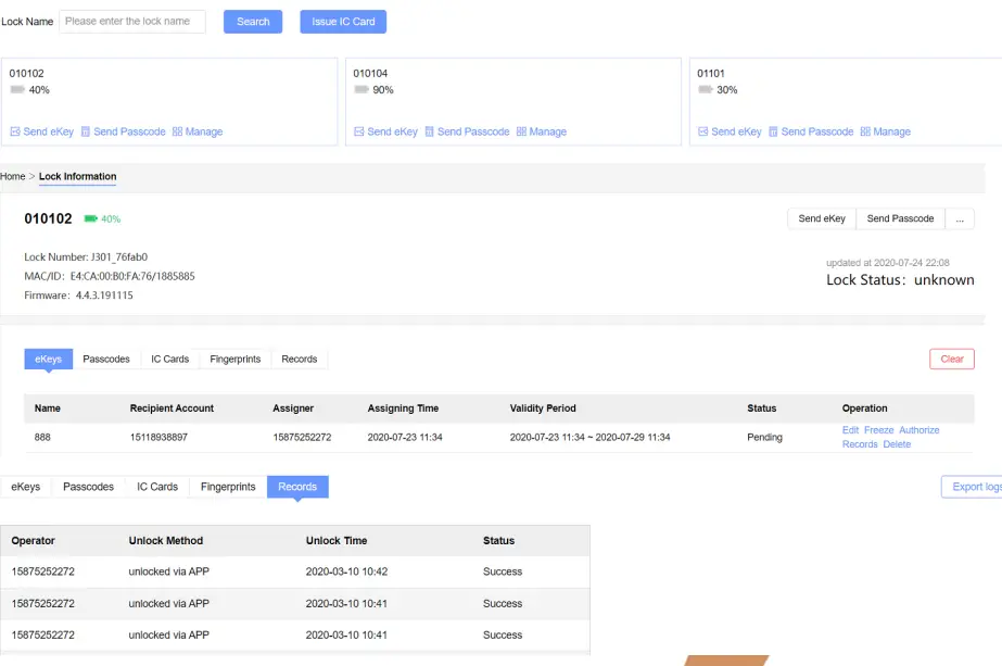 Orbita E3042SBT Bluetooth Hotel Lock-5