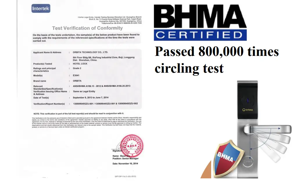 Orbita E3042SBT Bluetooth Hotel Lock-9