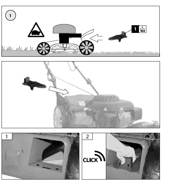 G de TRIKE 465D Big Wheeler Self Propelled Petrol Lawn Mower fig 13