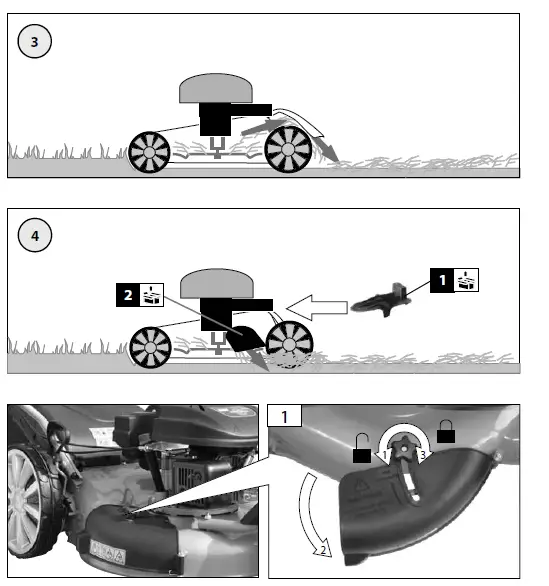 G de TRIKE 465D Big Wheeler Self Propelled Petrol Lawn Mower fig 15