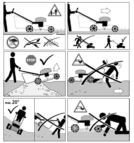 G de TRIKE 465D Big Wheeler Self Propelled Petrol Lawn Mower fig 16