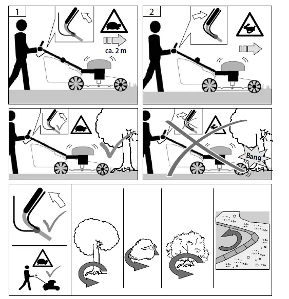 G de TRIKE 465D Big Wheeler Self Propelled Petrol Lawn Mower fig 17