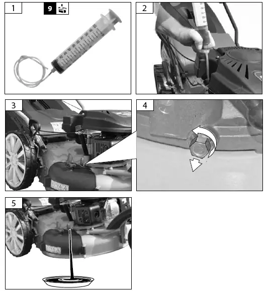 G de TRIKE 465D Big Wheeler Self Propelled Petrol Lawn Mower fig 23