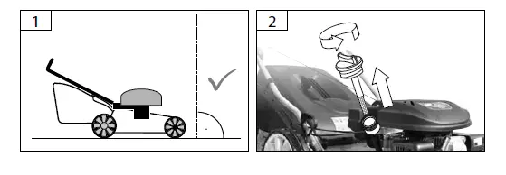 G de TRIKE 465D Big Wheeler Self Propelled Petrol Lawn Mower fig 6