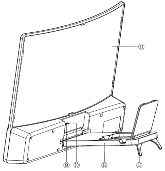 SHARPER IMAGE 208256 Smartphone TV Screen Magnifier - SHARPER IMAGE 208256 Smartphone TV Screen Magnifier - FIG 2