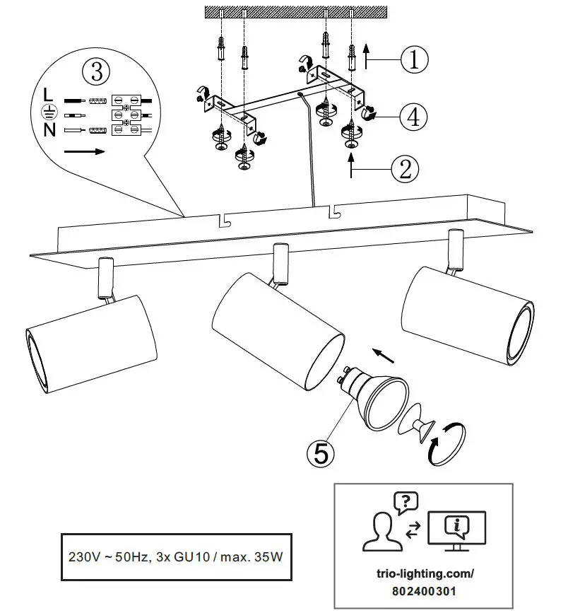 TRIO-8024003XX-Marley-Ceiling-Lamp-FIG1
