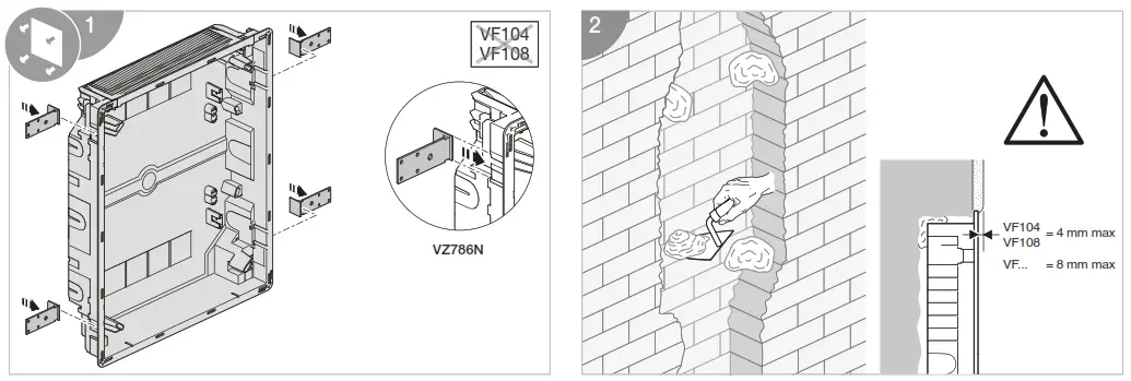 hager VF312TS Enclosure Golf Recessed 3x12 Modules with Transparent Door - fig1