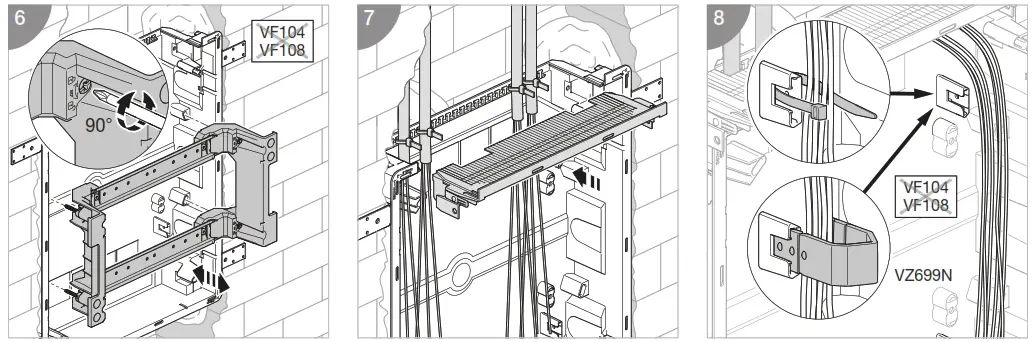 hager VF312TS Enclosure Golf Recessed 3x12 Modules with Transparent Door - fig3