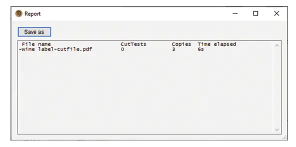 VIRGO Cutting Manager - fig 8