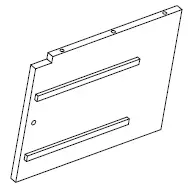 7THE HOME DEPOT 824-SIDEBOARD-B Sideboard Buffet Storage Cabinet 07