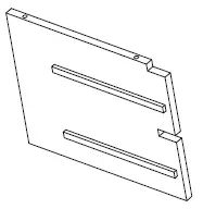 THE HOME DEPOT 824-SIDEBOARD-B Sideboard Buffet Storage Cabinet 06
